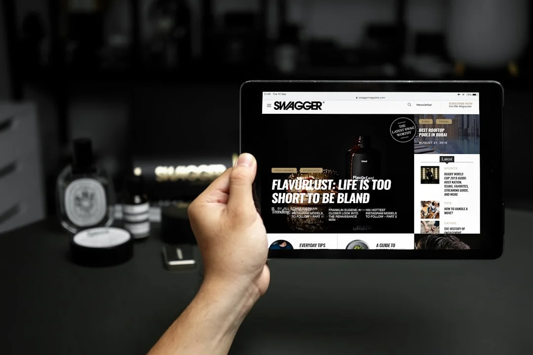 Close-up view of a laptop displaying a sign-up page for an online platform.